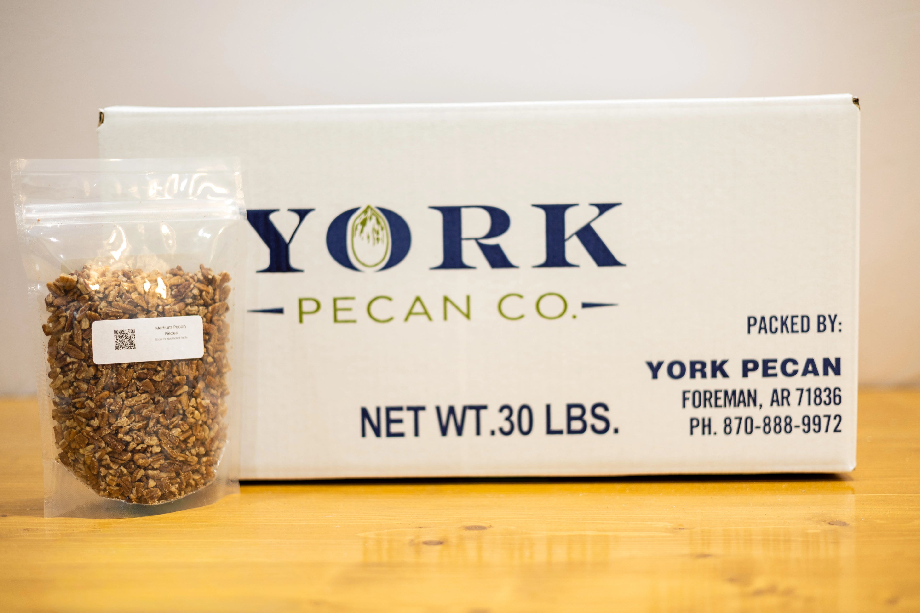 24 Pounds - Pecan Pieces Bagged