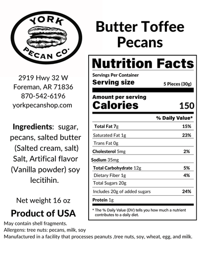 Butter Toffee Pecans